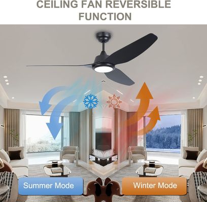 56 Luz de ventilador de teto inteligente com Alexa/Google Home Control