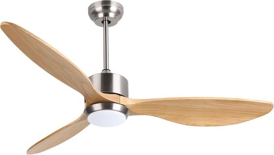 Ventilador de tecto de ouro branco preto 52 com motor DC de 6 velocidades