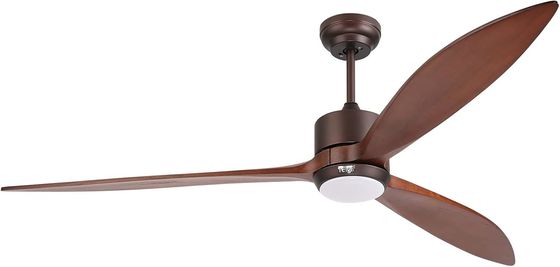 65 Luz de ventilador de teto contemporâneo com controlo de voz e luz LED dimmable