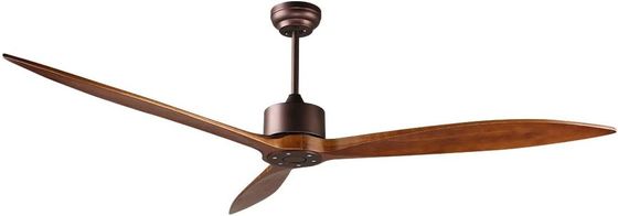 6 Velocidade Alexa Controle de Voz ABS Smart DC Motor Ventilador de teto com Iluminação em Ouro Preto Branco