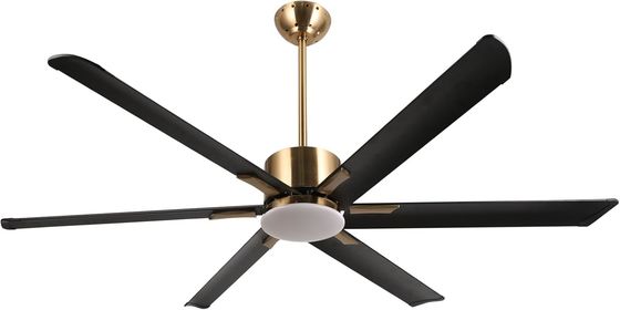 Ventilador de teto inteligente moderno de 72 polegadas com luz em ABS branco