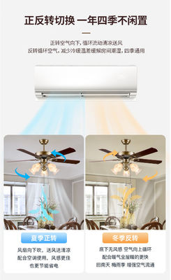 Moderna economia de energia DC Motor silencioso Ventilador de teto Luz com Alexa Google Home Smart Life 6 Velocidade de escolha