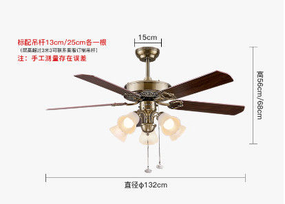 Moderna economia de energia DC Motor silencioso Ventilador de teto Luz com Alexa Google Home Smart Life 6 Velocidade de escolha