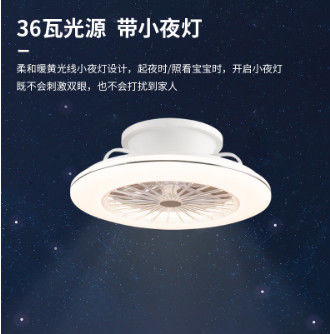 Ventilador de teto ABS de 3 velocidades com iluminação