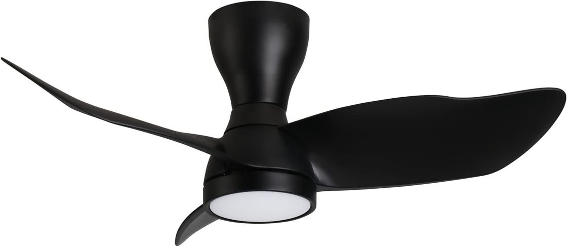 Elegante ventilador de teto de motor DC de 36 polegadas com controle inteligente e compatível com Alexa / Google Assistant