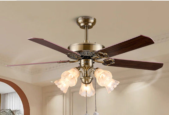 Moderna economia de energia DC Motor silencioso Ventilador de teto Luz com Alexa Google Home Smart Life 6 Velocidade de escolha